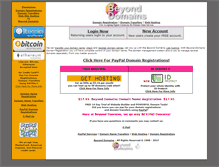 Tablet Screenshot of beyonddomains.com